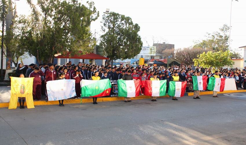 HOMENAJE AL XCI ANIVERSARIO DE NUESTRO LÁBARO PATRIO