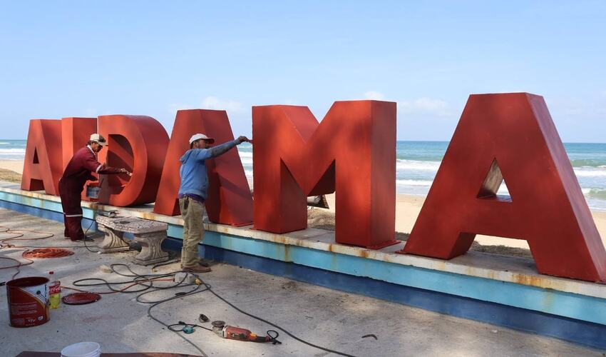 RESTAURANDO LA PLAYA DEL SOL PARA SEMANA SANTA