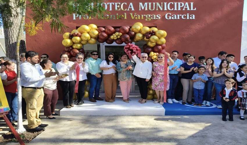 Inauguración de la Biblioteca Pública Municipal “Prof. Daniel Vargas García”