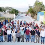 Inauguran obra de pavimentación en la Calle Compartir de la Colonia Del Valle