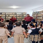 Alumnos de la Escuela Enrique C. Rébsamen visitan la Biblioteca Municipal y promueven el cuidado del medio ambiente